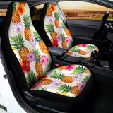 Hawaii Hibiscus Pineapple Pattern Print Universal Fit Car Seat Covers 102422