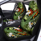 Hawaii Tropical Plants Pattern Print Universal Fit Car Seat Covers 102422