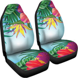 Hawaiian Aloha Flower Print Universal Fit Car Seat Covers 102422