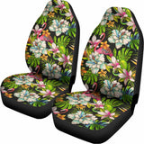 Hawaiian Aloha Tropical Pattern Print Universal Fit Car Seat Covers 102422