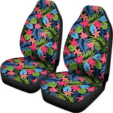 Hawaiian Floral Pattern Print Universal Fit Car Seat Covers 102422