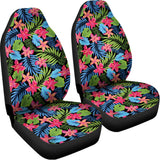 Hawaiian Floral Pattern Print Universal Fit Car Seat Covers 102422