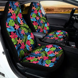 Hawaiian Floral Pattern Print Universal Fit Car Seat Covers 102422