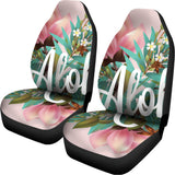 Hawaiian Flower Aloha Print Universal Fit Car Seat Covers 102422