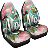 Hawaiian Flower Aloha Print Universal Fit Car Seat Covers 102422