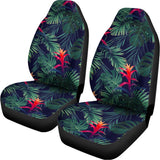Hawaiian Palm Leaves Pattern Print Universal Fit Car Seat Covers 102422
