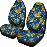 Hawaiian Tiki Pattern Print Universal Fit Car Seat Covers 102422