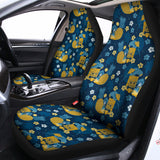 Hawaiian Tiki Pattern Print Universal Fit Car Seat Covers 102422
