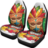 Hawaiian Tiki Print Universal Fit Car Seat Covers 102422