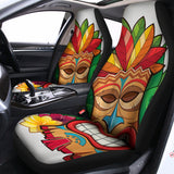 Hawaiian Tiki Print Universal Fit Car Seat Covers 102422