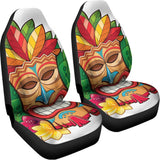 Hawaiian Tiki Print Universal Fit Car Seat Covers 102422