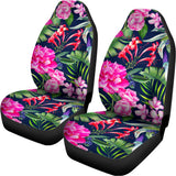 Hawaiian Tropical Birds Pattern Print Universal Fit Car Seat Covers 102422