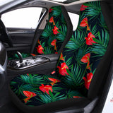 Hawaiian Tropical Flowers Pattern Print Universal Fit Car Seat Covers 102422