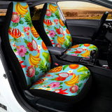 Hawaiian Tropical Fruits Pattern Print Universal Fit Car Seat Covers 102422