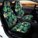 Hawaiian Tropical Leaves Pattern Print Universal Fit Car Seat Covers 102422