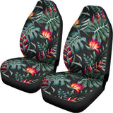 Hawaiian Tropical Plants Pattern Print Universal Fit Car Seat Covers 102422