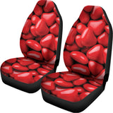 Heart Chocolate Candy Print Universal Fit Car Seat Covers 102422