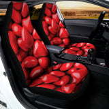 Heart Chocolate Candy Print Universal Fit Car Seat Covers 102422