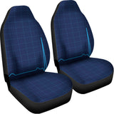 Heartbeat Electrocardiogram Print Universal Fit Car Seat Covers 102422