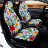 Hibiscus Flower Floral Pattern Print Universal Fit Car Seat Covers 102422