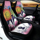 Hippie Siberian Husky Print Universal Fit Car Seat Covers 102422
