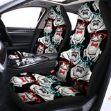 Hipster Frog Pattern Print Universal Fit Car Seat Covers 102422