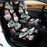 Hipster Frog Pattern Print Universal Fit Car Seat Covers 102422