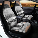 Hipster Golden Retriever Print Universal Fit Car Seat Covers 102422
