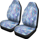 Holographic Artwork Print Universal Fit Car Seat Covers 102422