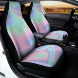 Holographic Waves Print Universal Fit Car Seat Covers 102422