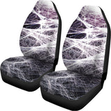 Horror Cobweb Print Universal Fit Car Seat Covers 102422
