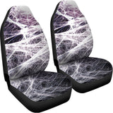 Horror Cobweb Print Universal Fit Car Seat Covers 102422