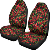 Hot Chili Peppers Pattern Print Universal Fit Car Seat Covers 102422