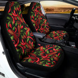 Hot Chili Peppers Pattern Print Universal Fit Car Seat Covers 102422