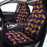 Hot Dog And Hamburger Pattern Print Universal Fit Car Seat Covers 102422
