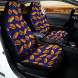 Hot Dog And Hamburger Pattern Print Universal Fit Car Seat Covers 102422