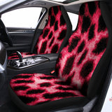 Hot Pink And Black Cheetah Print Universal Fit Car Seat Covers 102422