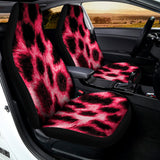Hot Pink And Black Cheetah Print Universal Fit Car Seat Covers 102422