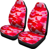Hot Pink Camouflage Print Universal Fit Car Seat Covers 102422