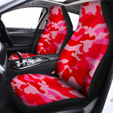 Hot Pink Camouflage Print Universal Fit Car Seat Covers 102422