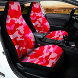 Hot Pink Camouflage Print Universal Fit Car Seat Covers 102422