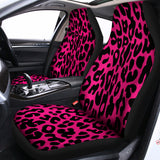 Hot Pink Leopard Print Universal Fit Car Seat Covers 102422
