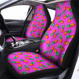 Hot Pink Pineapple Pattern Print Universal Fit Car Seat Covers 102422