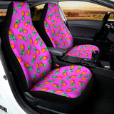 Hot Pink Pineapple Pattern Print Universal Fit Car Seat Covers 102422