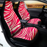 Hot Pink Zebra Pattern Print Universal Fit Car Seat Covers 102422