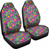 Hot Purple Pineapple Pattern Print Universal Fit Car Seat Covers 102422