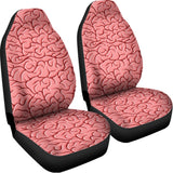 Human Brain Print Universal Fit Car Seat Covers 102422
