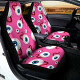 Human Eyeball Pattern Print Universal Fit Car Seat Covers 102422