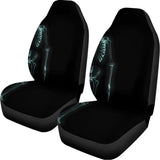 Human Skeleton X-Ray Print Universal Fit Car Seat Covers 102422