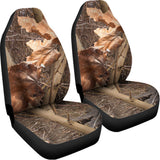Hunting Camo Pattern Print Universal Fit Car Seat Covers 102422
